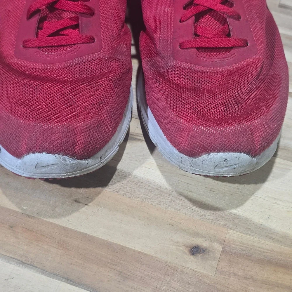 Nike Air Max Sequent University Red Black Running Shoes‎ Mens 13